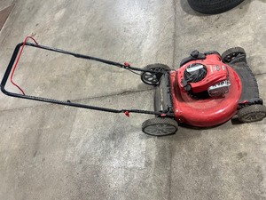 lot 257 image: TROY-BILT TB110 PUSH MOWER LIKE NEW