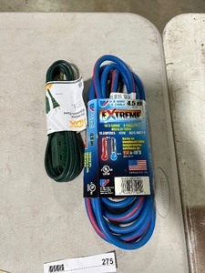lot 275 image: EXTENSION CORDS