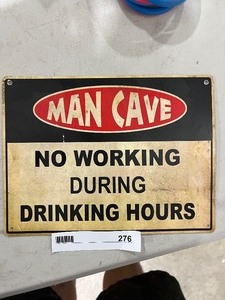 lot 276 image: MAN CAVE ART