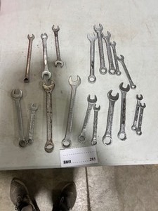 lot 281 image: OPEN END WRENCHES