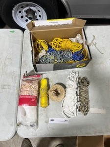 lot 283 image: VARIETY OF ROPE