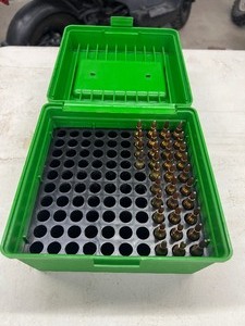 lot 9 image: QTY 34 - OF 22-250 ROUNDS WITH BULLET CASE