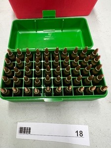 lot 18 image: QTY 50-  223 REMINGTON CARTRIDGES FMJ