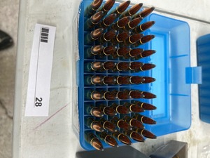 lot 28 image: QTY 50- 8MM MAUSER 150GR CARTRIDGES WITH CASE