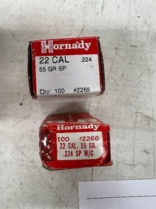 lot 41 image: 200) 22 CALIBER 55 GR .224 SP  BULLETS #2265