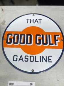 lot 80 image: GOOD GULF SIGN