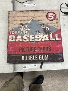 lot 86 image: BASEBALL SIGN