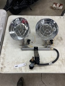 lot 103 image: DUAL SUNFLOWER MR HEATER