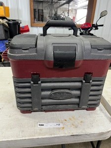 lot 112 image: FLAMBEAU TOOL BOX W GUN CLEANING TOOLS