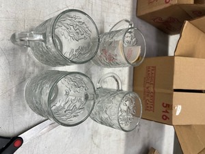 lot 129 image: FANTASIA CRYSTAL GLASSES