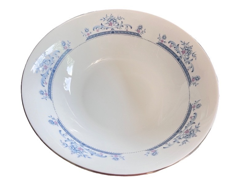 Clayton 348' Four Crown China Japan Blue Floral Dinnerware Set for