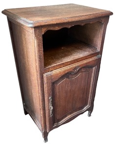 Antique Wooden Jelly Cabinet with Carved Detailing