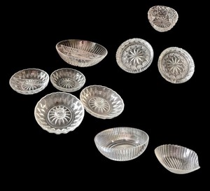 lot 84 image: Crystal Cut Glass Bowls and Dishes