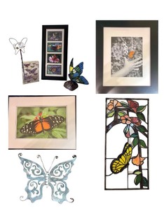 lot 63 image: Butterfly Themed Home Decor Collection