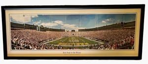 lot 121 image: Framed Lambeau Field Panorama - Best Seat in the House