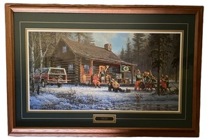 lot 122 image: Framed Game Day Artwork by Don Kloetzke with Certificate of Authenticity - Signed & Numbered 22493000