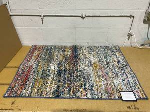 lot 131 image: Charter Club Gossamer Accent Rug, 31.5 X 42 Blue and Colorful