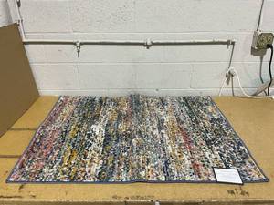 lot 132 image: Charter Club Gossamer Accent Rug, 31.5 X 42 Blue and Colorful