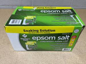 lot 221 image: 2PCS Members Mark Epsom Salt, 7 lbs