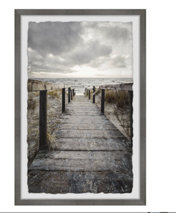 lot 427 image: Clouded Sky by Marmont Hill Framed Nature Art Print 24 in. x 16 in.
