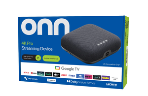 lot 453 image: onn 4K Pro Streaming Device, Google TV - Ultra-fast Streaming, Stunning 4K UHD, 32GB Storage
