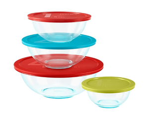 lot 105 image: Pyrex Mixing Bowl, Glass, 8-Piece