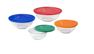 lot 109 image: Pyrex Smart Essentials 8-Piece Mixing Bowl Set