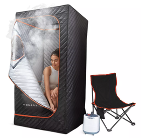 lot 12 image: Sharper Image Portable Steamer Sauna Portable Spa Electric 1-Person Sauna, 110V