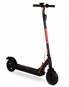 lot 13 image: Hyper Skute Folding Electric Scooter 36 Volt Lithium Battery Powered Scooter - BlackRed Aluminum Frame, 15 MPH, 220 lbs Capacity