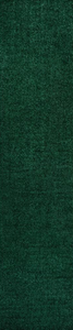 lot 21 image: Haze Solid Low-Pile Emerald Runner Rug