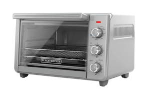 lot 26 image: BLACKDECKER 6-Slice Crisp N Bake Air Fry Toaster Oven