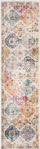 lot 47 image: SAFAVIEH Madison CreamMulti Border Runner Rug