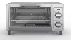 lot 202 image: BLACKDECKER 4 Slice Toaster Oven