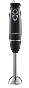 lot 205 image: Elite Gourmet EHB1015 Immersion Hand Blender 500 Watts 2 Speed Mixing with Stainless Steel Blade