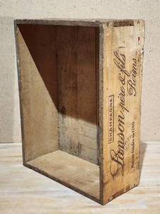 lot 136 image: Vintage French Lanson Champagne Wooden Crate