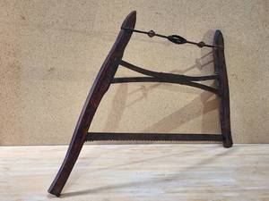 lot 146 image: Primitive Vintage Buck Saw
