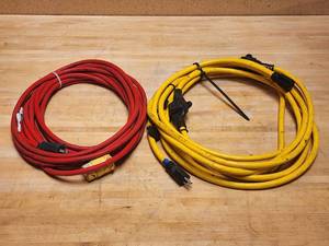 lot 154 image: (2) Heavy Duty Extension Cords