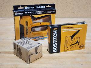 lot 199 image: (2) Bostitch Staple Guns with Staples