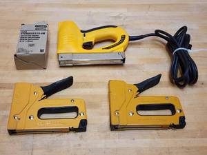 lot 169 image: (1) Arrow Electris Staple Gun & (2) Bostitch Staple Guns