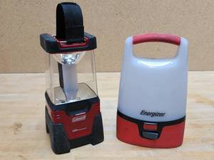 lot 227 image: (2) Outdoor Battery-Operated Camping Lights