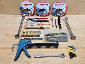 lot 215 image: Assorted Shop Tools and Accessories