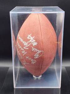 lot 88 image: Autographed NFL Football by Minnesota Vikings HOF Great Chuck Foreman No COA