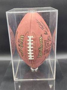 lot 49 image: Autographed NFL Football by Minnesota Vikings Quarterback Great Daunte Culpepper No COA