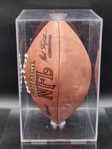 lot 90 image: Autographed NFL Football by Minnesota Vikings HOF Great Cris Carter No COA