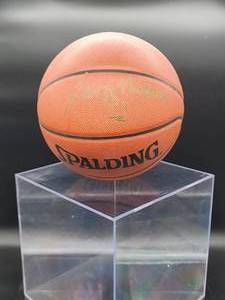 lot 1 image: Autographed NBA Basketball by the Minneapolis Lakers HOF Great George Mikan No COA