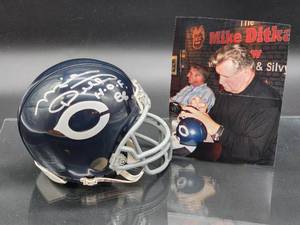 lot 19 image: Autographed Mini Helmet by Chicago Bears Great HOF Mike Ditka No COA
