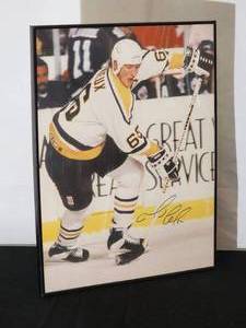 lot 57 image: Autographed Photo by HOF Pittsburgh Penguins Great Mario Lemieux No COA