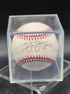 lot 134 image: Autographed Baseball by Chicago White Sox HOF Great  Frank Thomas  No COA