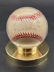 lot 10 image: Autographed Baseball by Detroit Tigers HOF Great Al Kaline No COA