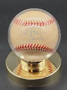 lot 47 image: Autographed Baseball by Baltimore Orioles HOF Great Jim Palmer No COA